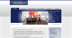 Desktop Screenshot of basis-treuhand.com